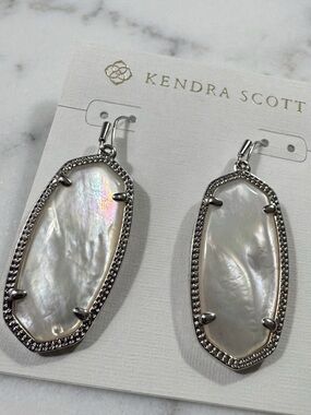 Kendra Scott Glass Stone 14k Gold Plated Over Brass Elisa Drop Earrings